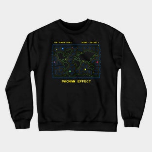 Flat Earth Pacman Effect Crewneck Sweatshirt